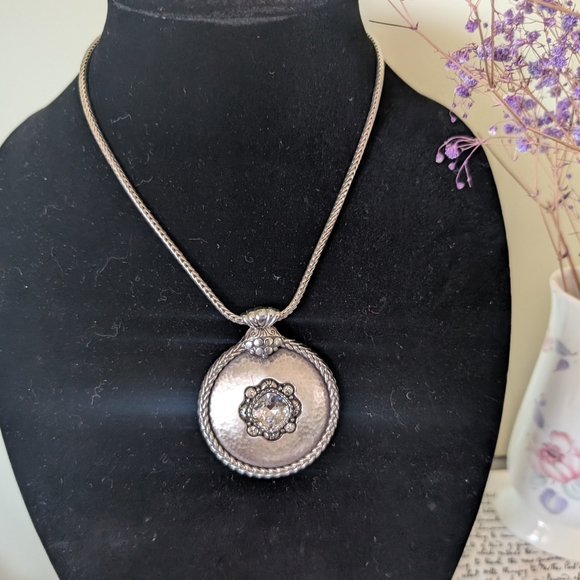 Brighton Jewelery Silver Pendant Necklace - Picture 7 of 14